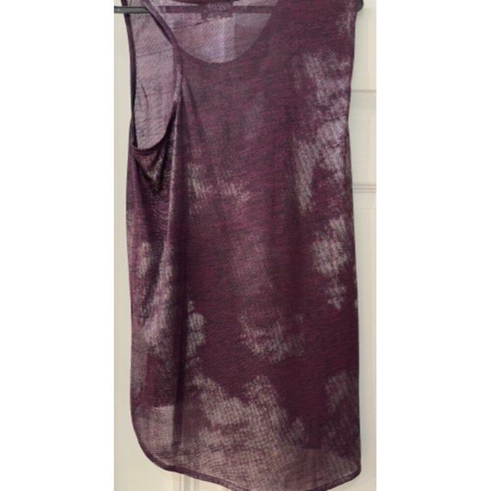 Summer Burgundy abstract pattern top